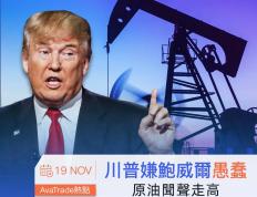 AvaTrade爱华中(zhōng)文(wén)官网：川普嫌鲍威尔愚蠢 原油闻声走高