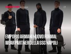 官方：阿玛尼成为那(nà)不勒斯正(zhèng)装合作伙伴