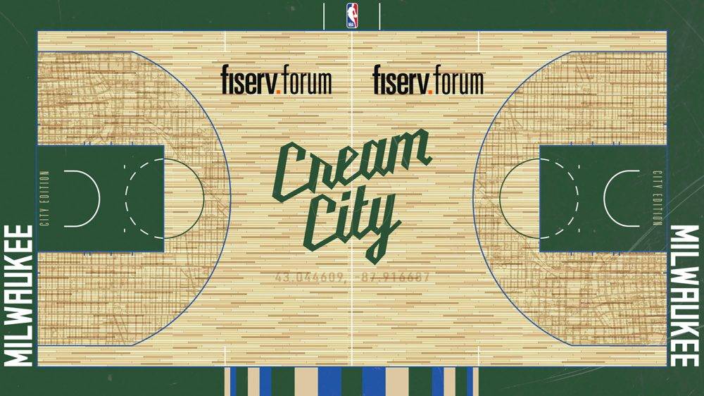 密尔沃基雄鹿队重启“奶油城”城市版队服