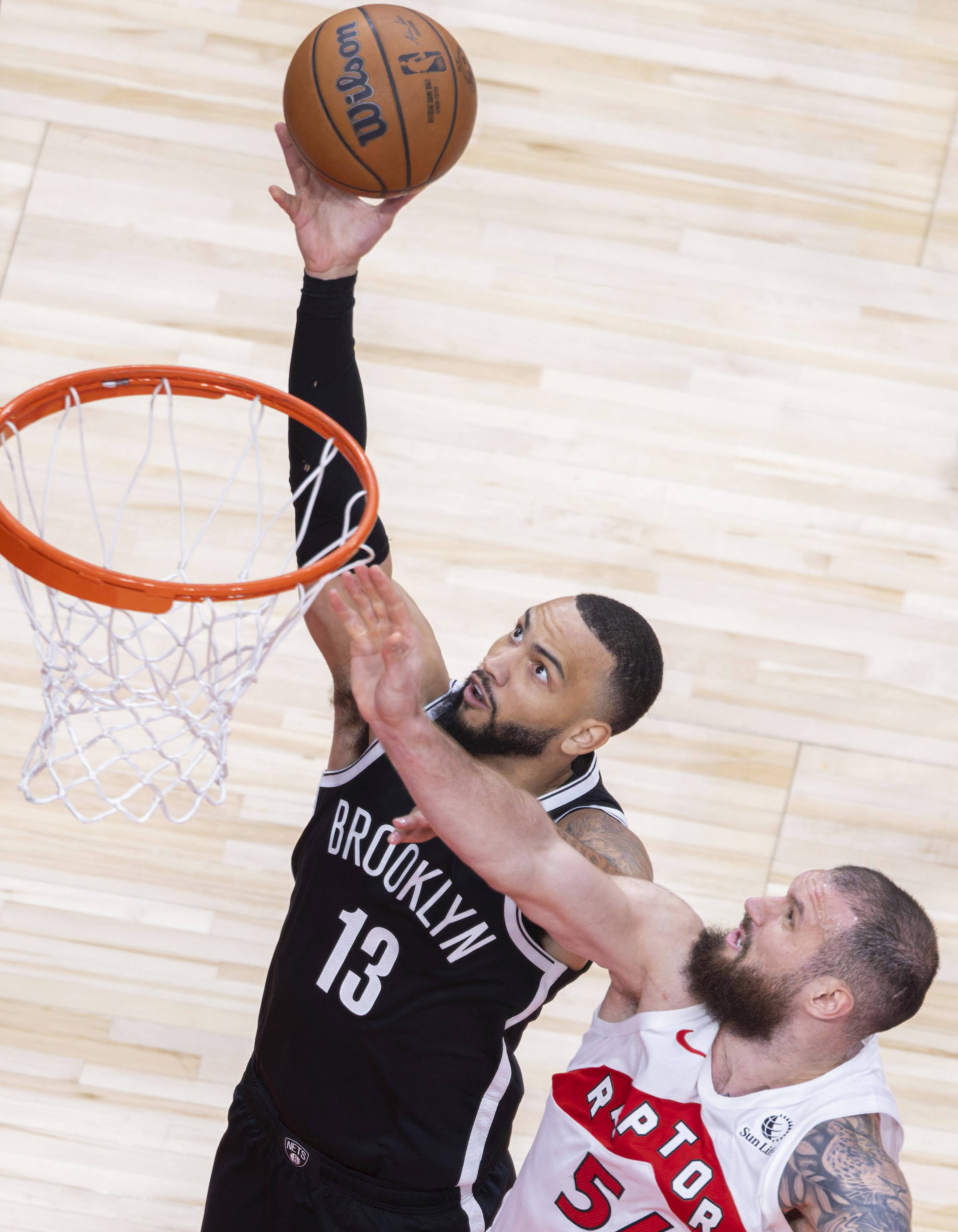 （体育）籃(lán)球——NBA季前賽(sài)：猛龙胜籃(lán)网