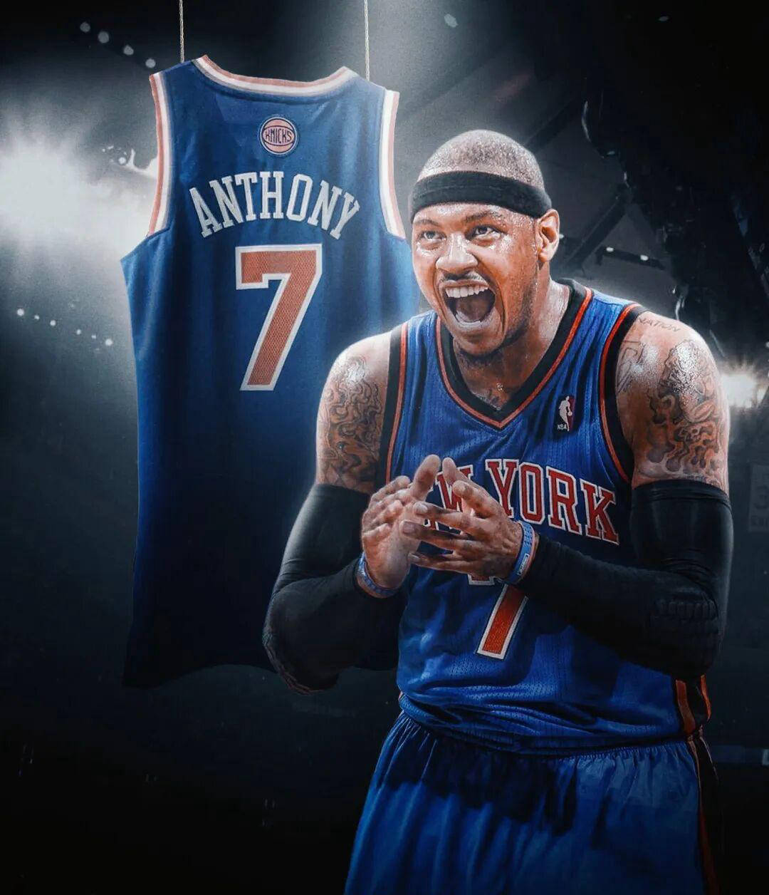 安东尼的NBA生涯廻(huí)顾及(jí)球衣退役前景